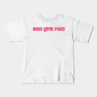 Cute Girls Read Kids T-Shirt